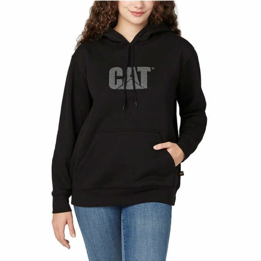 New CAT Caterpillar Women Hoodie  Workwear S3 Cord System Hooded Sweatsh…